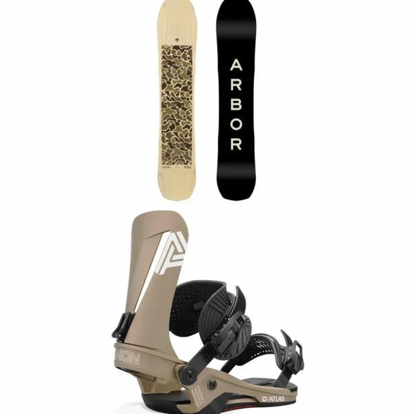 Arbor Carter Snowboard + Union Atlas Snowboard Bindings 2025