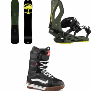 Arbor Coda Snowboard + Cypress Snowboard Bindings + Hi-Standard Pro Snowboard Boots 2025