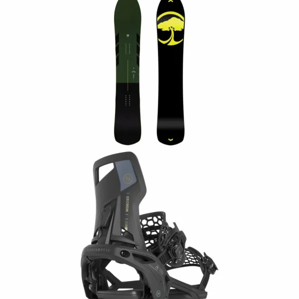 Arbor Coda Snowboard + Nidecker Supermatic Snowboard Bindings 2025