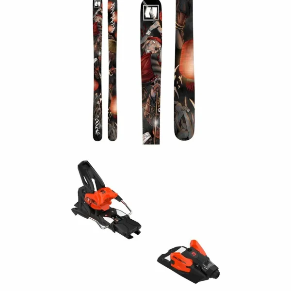 Armada BDog Skis + Salomon Strive 14 MN Ski Bindings