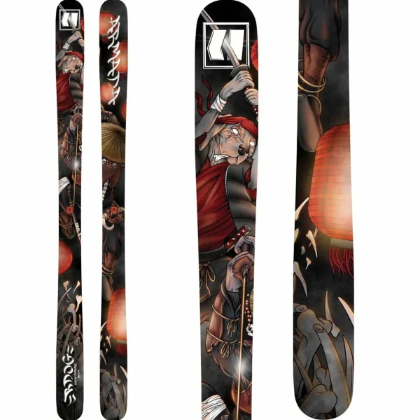 Armada BDog Skis + Salomon Strive 14 MN Ski Bindings