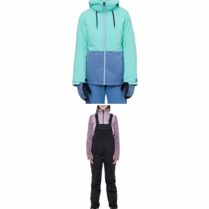 Women 686 Athena Insulated Jacket + Black Magic Insulated Bibs - Women's 2024