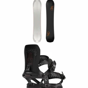 Bataleon Push Up+ Snowboard + Donna Asymwrap Snowboard Bindings - Women's 2025