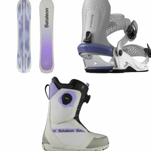 Bataleon Push Up Snowboard + Donna Heelwrap Snowboard Bindings + Mosh BOA Snowboard Boots - Women's 2025