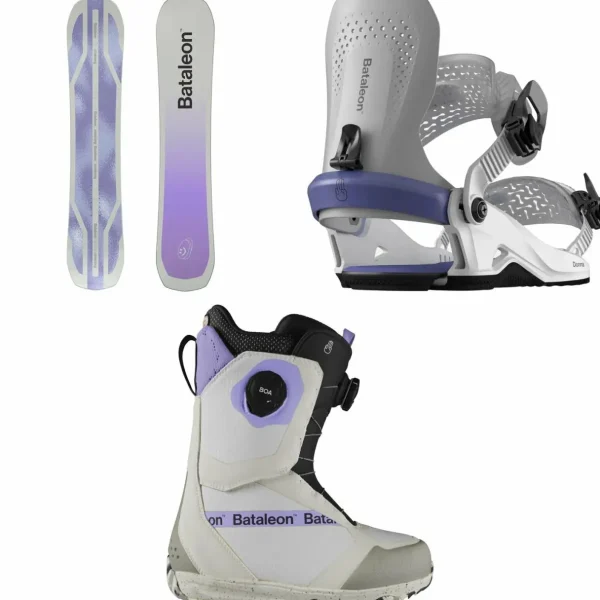 Bataleon Push Up Snowboard + Donna Heelwrap Snowboard Bindings + Mosh BOA Snowboard Boots - Women's 2025