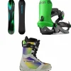 Bataleon Thunderstorm Snowboard + Chaos Heelwrap Snowboard Bindings + Salsa Lace Snowboard Boots 2025