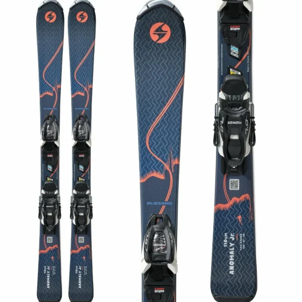 Kids Blizzard Anomaly Jr Skis+ 4.5 FDT Bindings - Kids' 2025