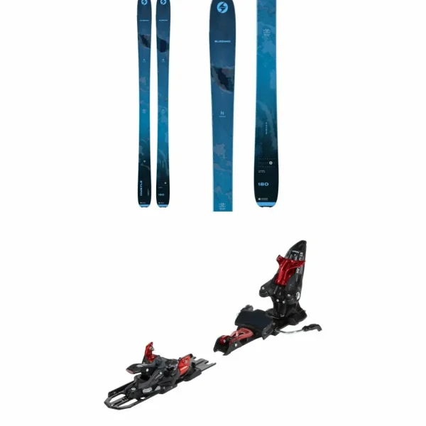 Blizzard Hustle 9 Skis + Marker Kingpin 13 Demo Alpine Touring Ski Bindings