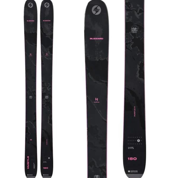 Blizzard Hustle 11 Skis + Marker Kingpin 13 Demo Alpine Touring Ski Bindings