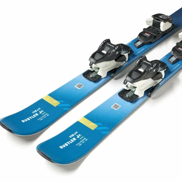 Kids Blizzard Rustler Twin Jr Skis + 4.5 FDT WB Bindings - Kids' 2025