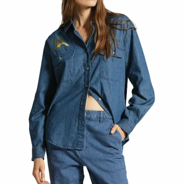 Women Brixton Bowery Boyfriend Overshirt - Women's