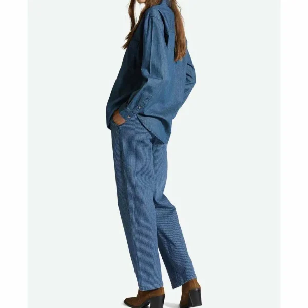 Women Brixton Bowery Boyfriend Overshirt - Women's