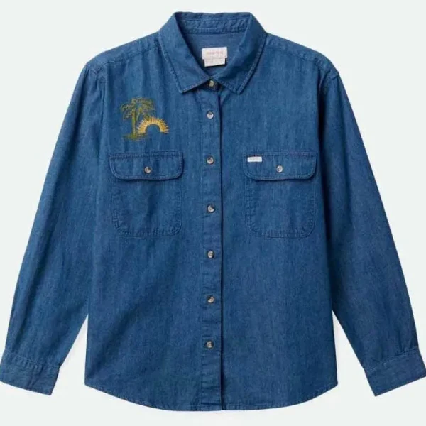 Women Brixton Bowery Boyfriend Overshirt - Women's
