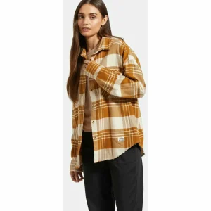 Women Brixton Bowery Classic Long-Sleeve Flannel - Women's