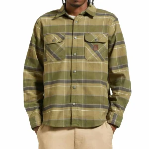 Brixton Buiders Bowery Stretch Water Resistant Long-Sleeve Flannel - Men's