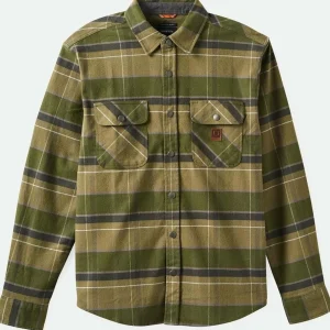 Brixton Buiders Bowery Stretch Water Resistant Long-Sleeve Flannel - Men's