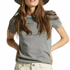Women Brixton Carefree Organic GD Slim Crew T-Shirt - Women's