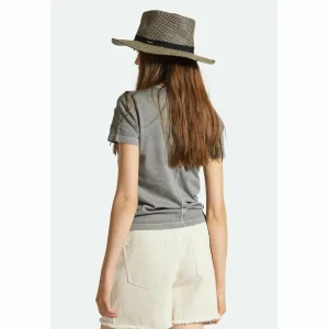 Women Brixton Carefree Organic GD Slim Crew T-Shirt - Women's