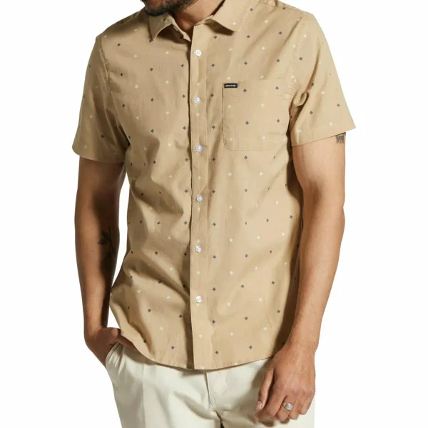 Brixton Charter Print Short-Sleeve Shirt - Men's