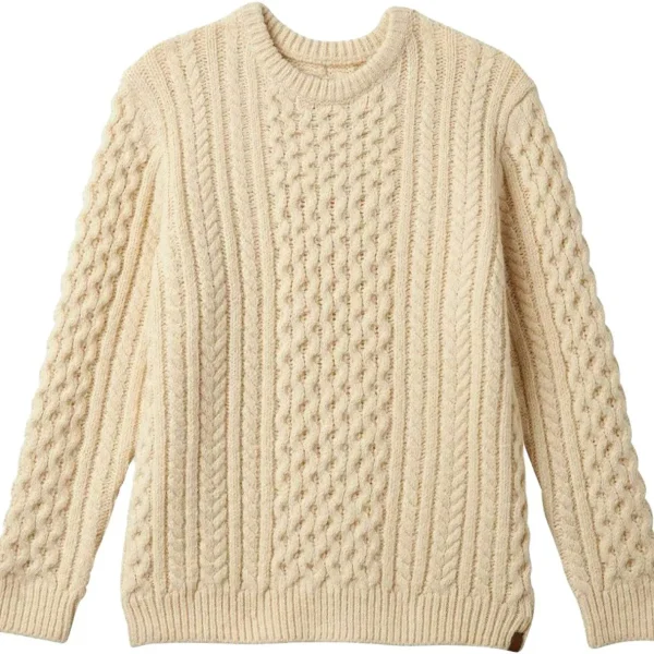 Women Brixton Classic Fisherman's Sweater - Unisex