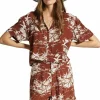 Women Brixton Riviera Short-Sleeve Woven Shirt - Women's