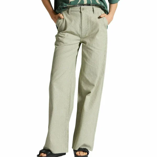Women Brixton Victory Full Length Wide Leg Pants - Women's