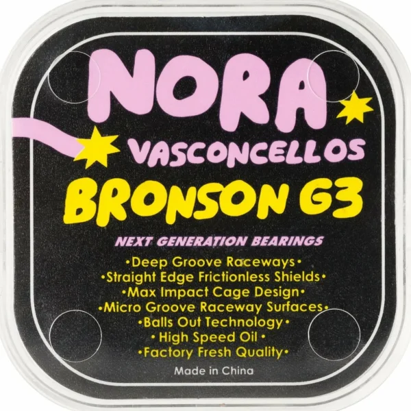 Bronson Speed Co. G3 Nora Vasconcellos Pro Skateboard Bearings