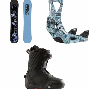 Burton Cartographer Snowboard + Step On Snowboard Bindings + Limelight Step On Snowboard Boots - Women's 2025