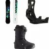 Burton Custom Snowboard + Step On Snowboard Bindings + Ruler Step On Snowboard Boots 2025