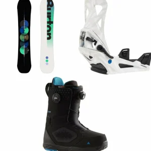 Burton Custom Snowboard + Step On Snowboard Bindings + Photon Boa Snowboard Boots 2025