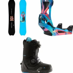 Burton Deep Thinker Snowboard + Step On Genesis Snowboard Bindings  + Photon Step On Snowboard Boots 2025
