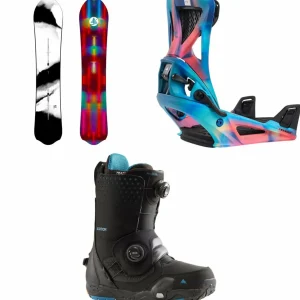 Burton Family Tree Alekesam Snowboard + Step On Genesis Snowboard Bindings  + Photon Step On Wide Snowboard Boots 2025
