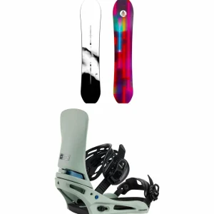 Burton Family Tree Gril Master Snowboard + Cartel X Snowboard Bindings 2025