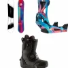 Burton Family Tree High Fidelity Snowboard + Step On Genesis Snowboard Bindings  + Ion Step On Snowboard Boots 2025