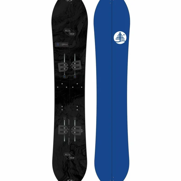 Burton Family Tree Hometown Hero Splitboard + Step On Splitboard Bindings + Spark R&D Summit Skins Splitboard Skins 2025