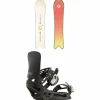 Burton Family Tree Short Stop Snowboard + Cartel EST Snowboard Bindings 2024