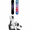 Burton Feelgood Snowboard + Nidecker Supermatic Snowboard Bindings - Women's 2025
