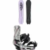 Burton Fish 3D Snowboard + Cartel X Snowboard Bindings 2025