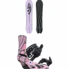Burton Fish 3D Snowboard + Lexa X Snowboard Bindings - Women's 2025
