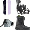 Burton Fish 3D Splitboard + Hitchhiker Splitboard Bindings  + evo x Pomoca Pro Glide Splitboard Skins + Tourist Snowboard Boots 2025