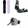 Burton Fish 3D Splitboard + Step On Splitboard Bindings + evo x Pomoca Pro Glide Splitboard Skins - Women's 2025