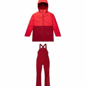 Women Burton GORE-TEX Treeline Jacket + Avalon Bib Pants - Women's 2023