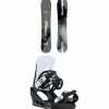 Burton Instigator Flat Top Snowboard + Freestyle Snowboard Bindings 2025