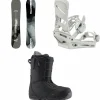 Burton Instigator Flat Top Snowboard + Mission Snowboard Bindings + Ruler Snowboard Boots 2025