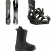 Burton Instigator Flat Top Snowboard + Mission Snowboard Bindings + Moto Snowboard Boots 2025