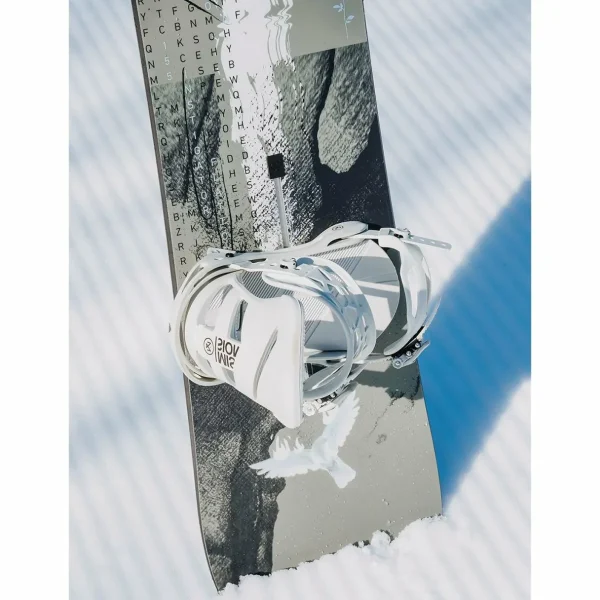 Burton Instigator Flat Top Snowboard + Freestyle Snowboard Bindings 2025