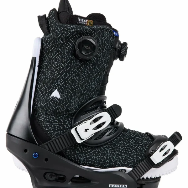 Burton Instigator Flat Top Snowboard + Freestyle Snowboard Bindings 2025