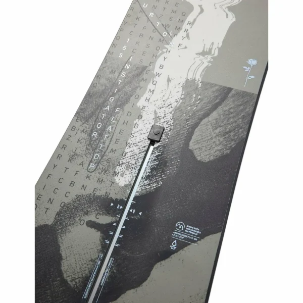 Burton Instigator Flat Top Snowboard + Freestyle Snowboard Bindings 2025