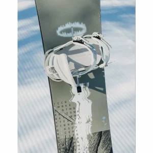 Burton Instigator Flat Top Snowboard + Freestyle Snowboard Bindings 2025