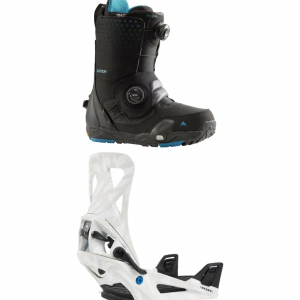 Burton Photon Step On Wide Snowboard Boots + Step On Snowboard Bindings 2025